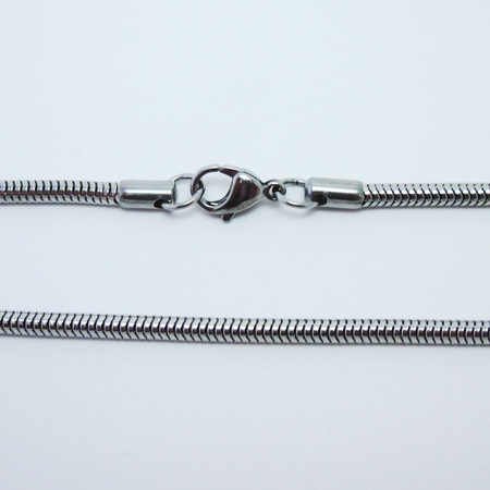 Snake Chain - Steel - 3mm Width - Click Image to Close